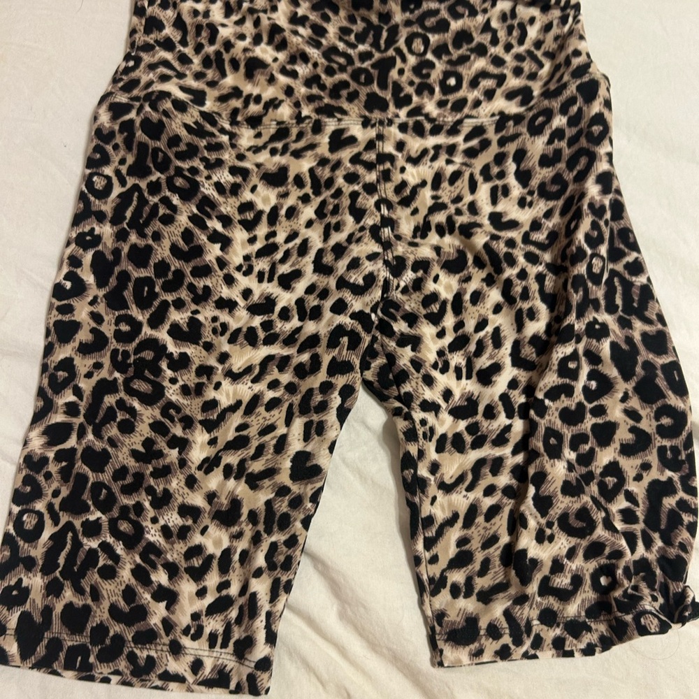Leopard Print Women's Shorts